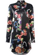 Saint Laurent Oriental Love Print Jacket - Black