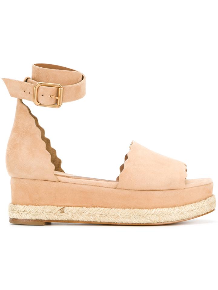 Chloé Lauren Espadrilles - Nude & Neutrals
