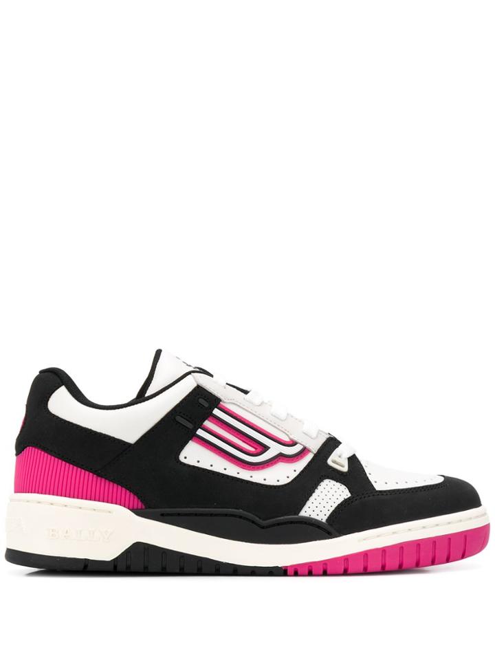Bally Champion Contrasting Panel Sneakers - Black