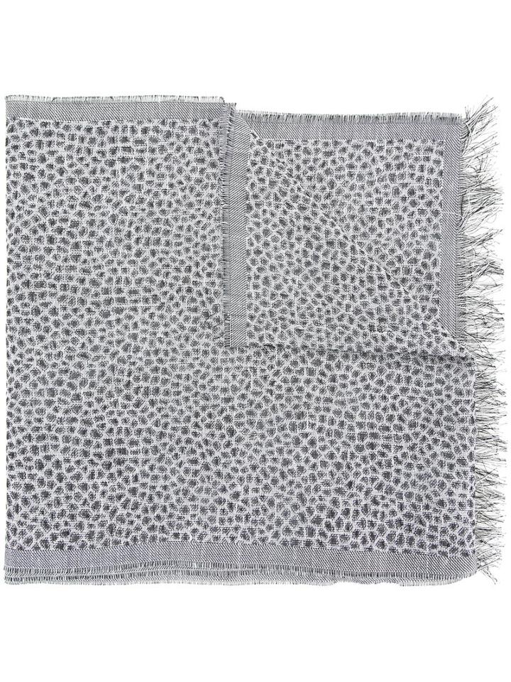 Cerruti 1881 Neck Scarf, Men's, Grey, Cotton/linen/flax