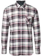 Loveless - Plaid Shirt - Men - Cotton/linen/flax/rayon - 3, Grey, Cotton/linen/flax/rayon