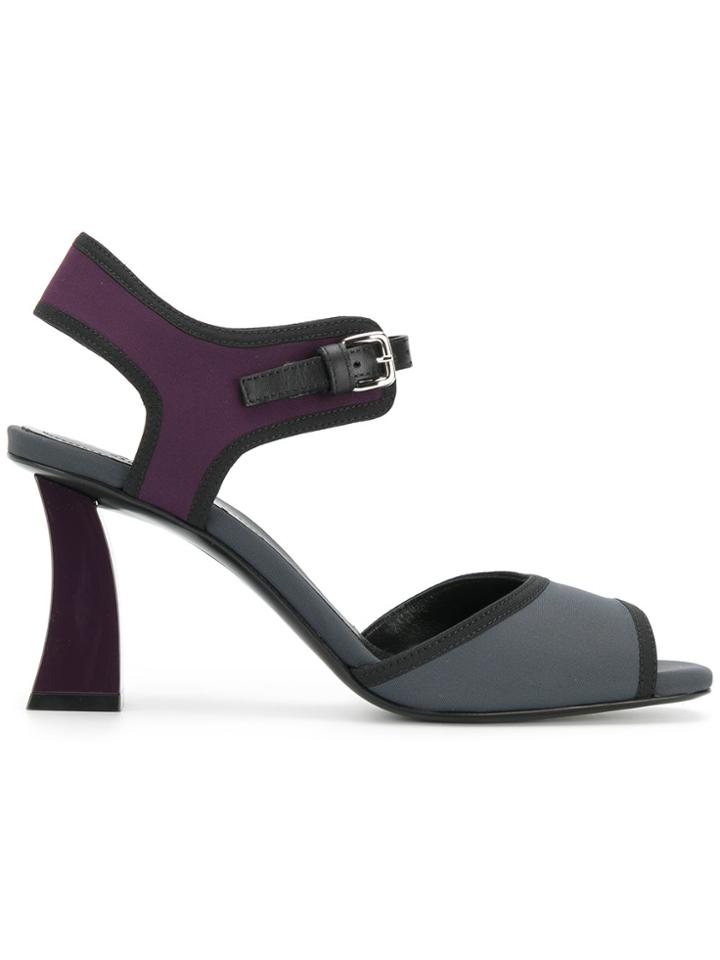 Marni Colour Block Sandals - Grey