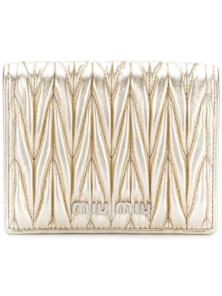 Miu Miu Miu Miu 5mv204n88 Pli Pirite 1 Leather/fur/exotic