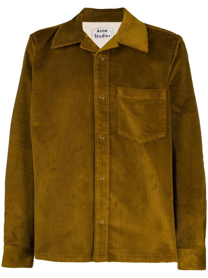 Acne Studios Corduroy Shirt - Yellow