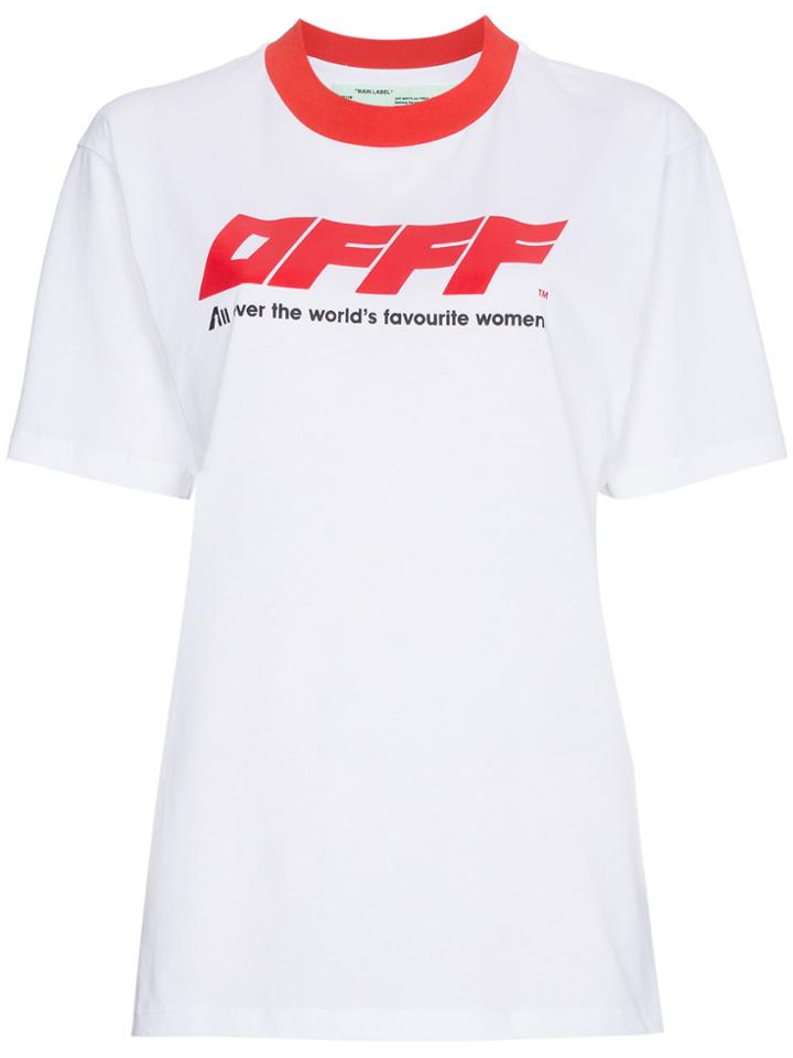 Off-white Woman Motif T-shirt