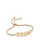 Monica Vinader Gp Linear Bead Chain Bracelet - Gold