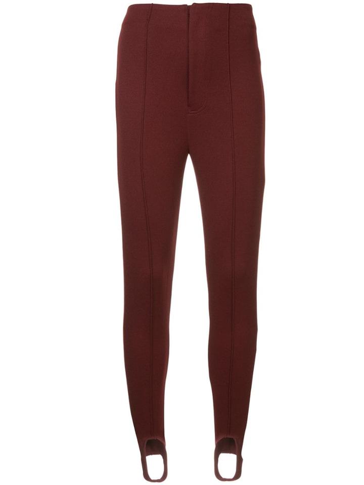 Undercover Stirrup Ankle Trousers - Red