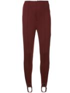 Undercover Stirrup Ankle Trousers - Red