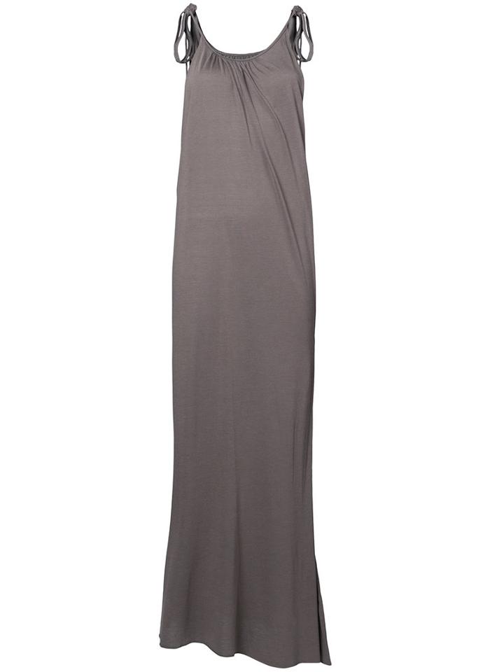 Rick Owens Lilies - Crossover Low Back Dress - Women - Cotton/polyamide/viscose - 42, Nude/neutrals, Cotton/polyamide/viscose
