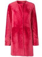 Drome Loose Fastened Coat - Red