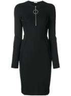 Mugler Zipped Neck Dress - 1999black