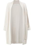 Lamberto Losani Long Cardigan - Nude & Neutrals