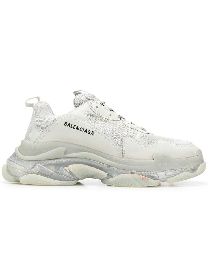 Balenciaga Triple S Clear Sole - Grey