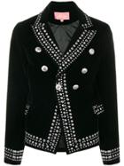 Amuse Studded Double Breasted Jacket - Black
