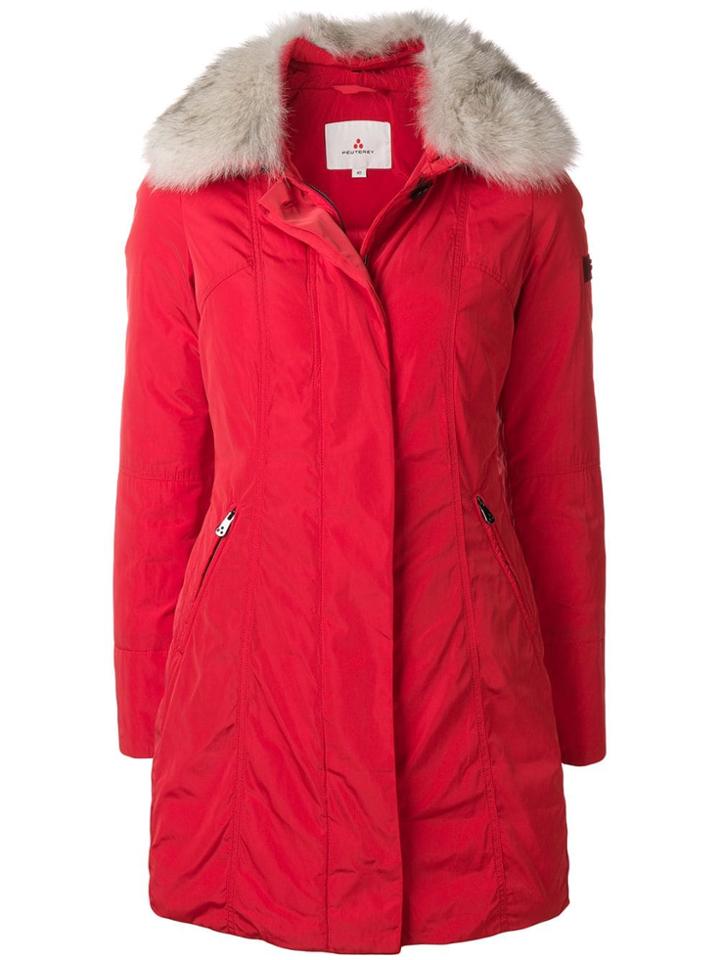 Peuterey Fur Collared Coat
