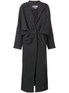 Jacquemus Oversized Loose Coat - Black