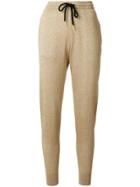 Markus Lupfer Lurex Joggers - Yellow & Orange