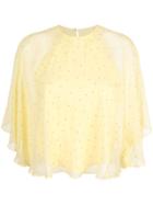 Michelle Mason Flutter Top - Yellow