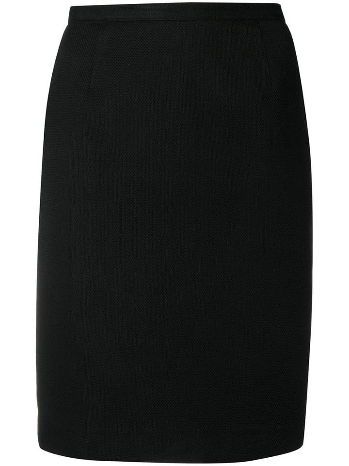 Versace Pre-owned 2000's Fitted Short Skirt - Black