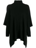 Pringle Of Scotland Roll-neck Blanket Jumper - Black