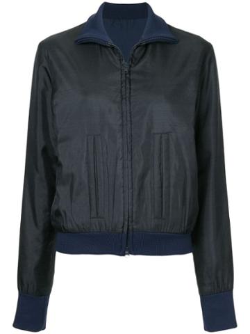 Yohji Yamamoto Pre-owned Yohji Love You Bomber Jacket - Blue