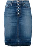 Hudson Remi Pencil Skirt - Blue