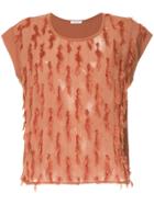 Guild Prime Fringe Blouse - Brown