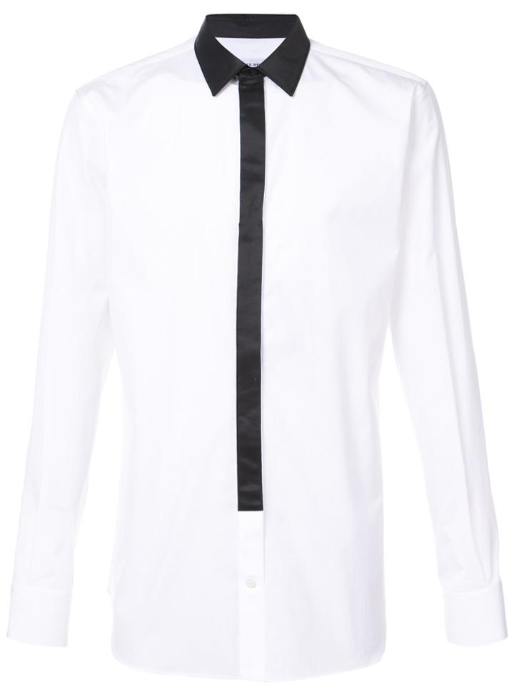 Alexander Mcqueen Contrat Placket Shirt - White