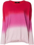 Steffen Schraut Ombré Palm Tree Pullover - Red
