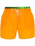 Dsquared2 Logo Band Swim Shorts - Yellow & Orange