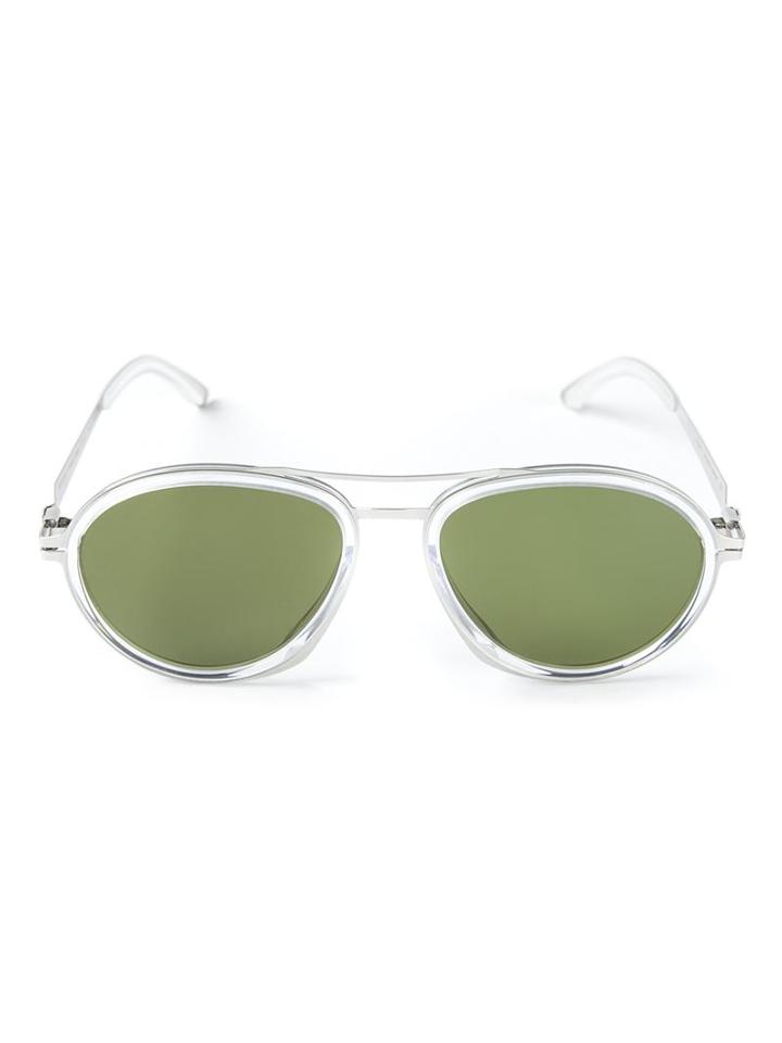 Mykita 'dd1.2' Sunglasses, Adult Unisex, Green, Acetate/metal (other)