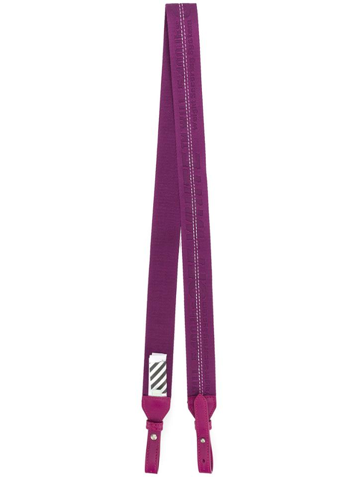 Off-white Industrial Bag Strap - Pink & Purple