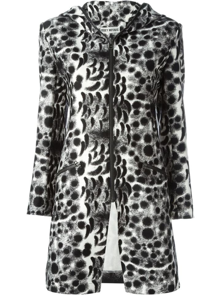 Issey Miyake Vintage Hooded Coat - Black