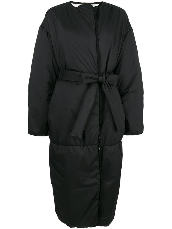 Givenchy Belted Padded Coat - Black