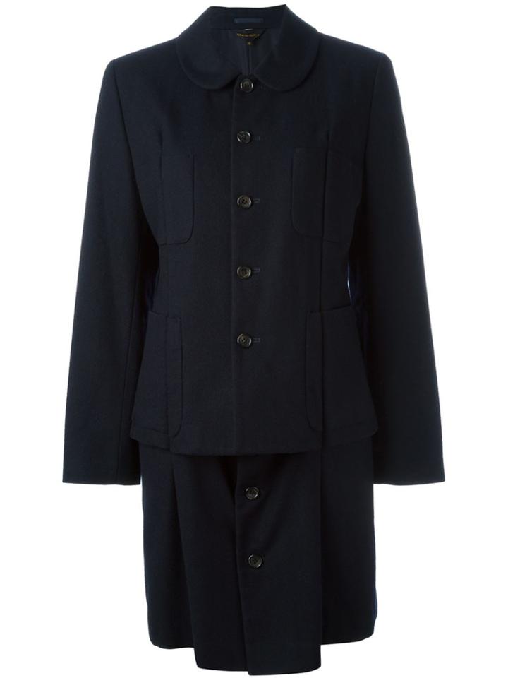 Comme Des Garçons Vintage Button Coat - Blue