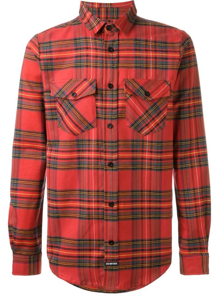 Les (art)ists Killa Shirt, Men's, Size: Large, Red, Cotton/polyester