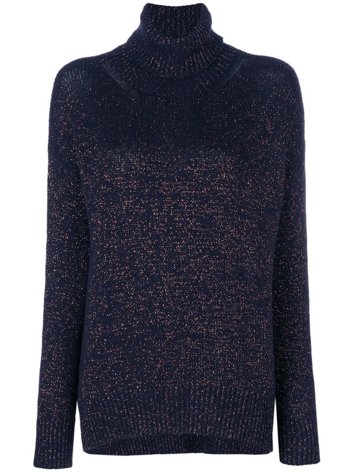 Etro Metallic Effect Jumper - Blue
