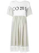 Mm6 Maison Margiela Pleated T-shirt Dress