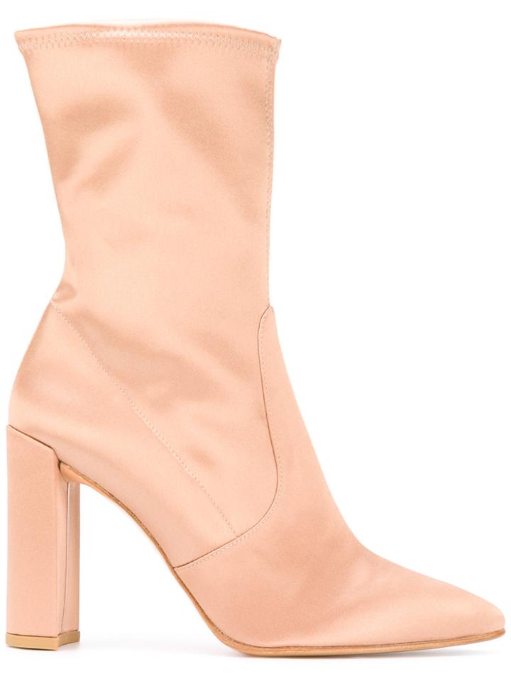 Stuart Weitzman Clinger Boots - Nude & Neutrals