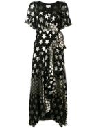 Temperley London Hetty Star Wrap Dress - Black