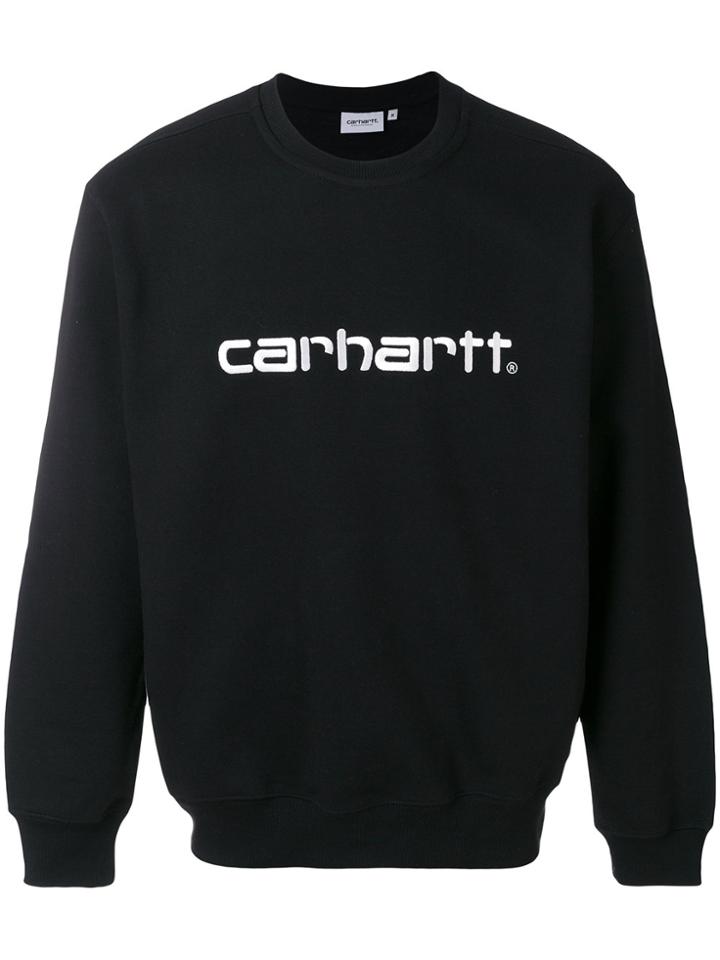 Carhartt Logo Sweatshirt - Black