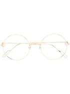 Cartier Round Shaped Glasses - Gold