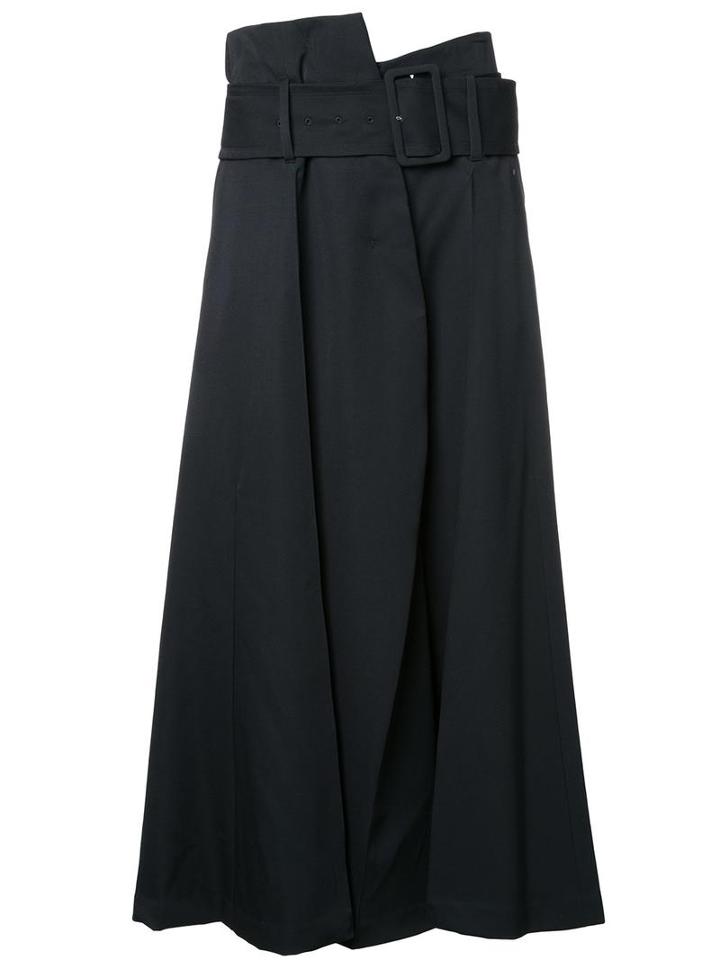 Taro Horiuchi Super Wide Trousers, Women's, Size: 1, Black, Wool