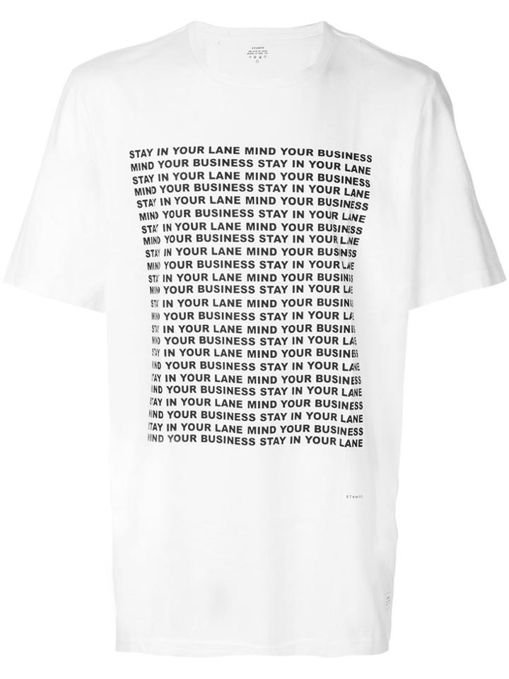Stampd Printed T-shirt - White