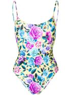 Mc2 Saint Barth Floral Print Swimsuit - Multicolour