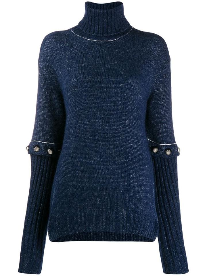 Chloé Detachable Sleeves Jumper - Blue