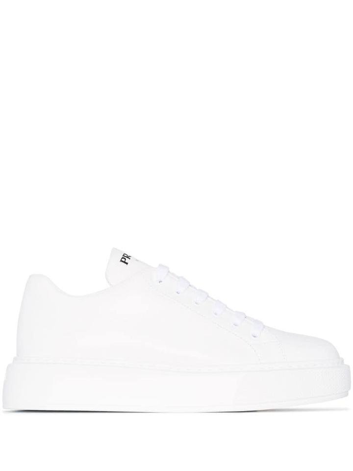 Prada Macro Low-top Sneakers - White