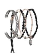 Camila Klein Beaded Bracelets Set - Metallic