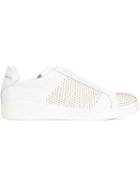 Alexander Mcqueen Extended Sole Sneakers, Men's, Size: 42, White, Leather/rubber/metal Other