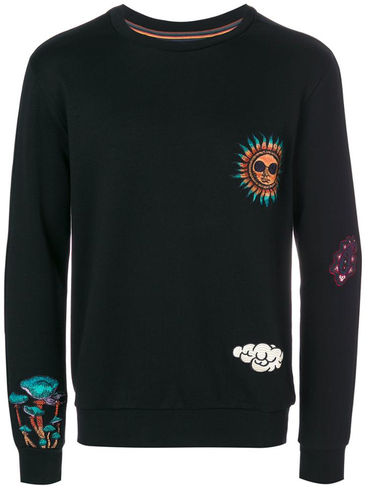 Paul Smith Embroidered Motif Sweatshirt - Black